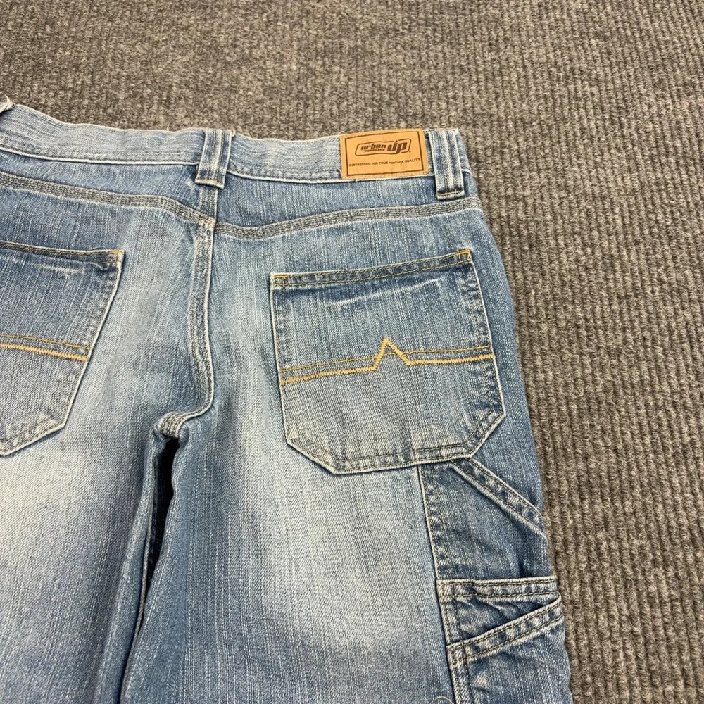 Urban Pipeline Carpenter Jeans Boys 10H Blue Cotton Baggy Utility Skate Y2K